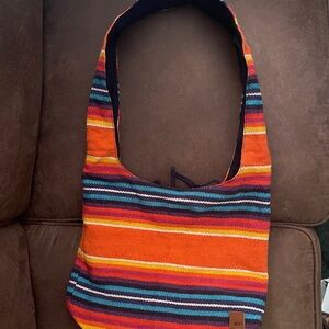 Roxy Multicolor Woven Bag (NWOT)
